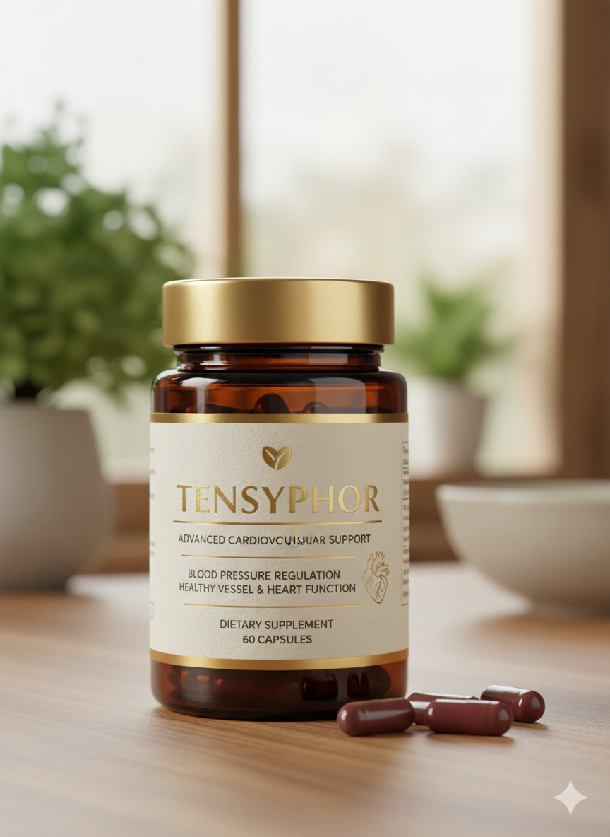 Tensyphor dietary supplement product packaging